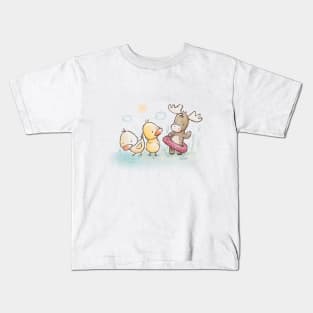 Duck, Duck, Moose Kids T-Shirt